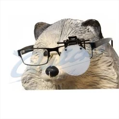 Gehmann Clip-On Opaque White Round Eye Shield : GV57