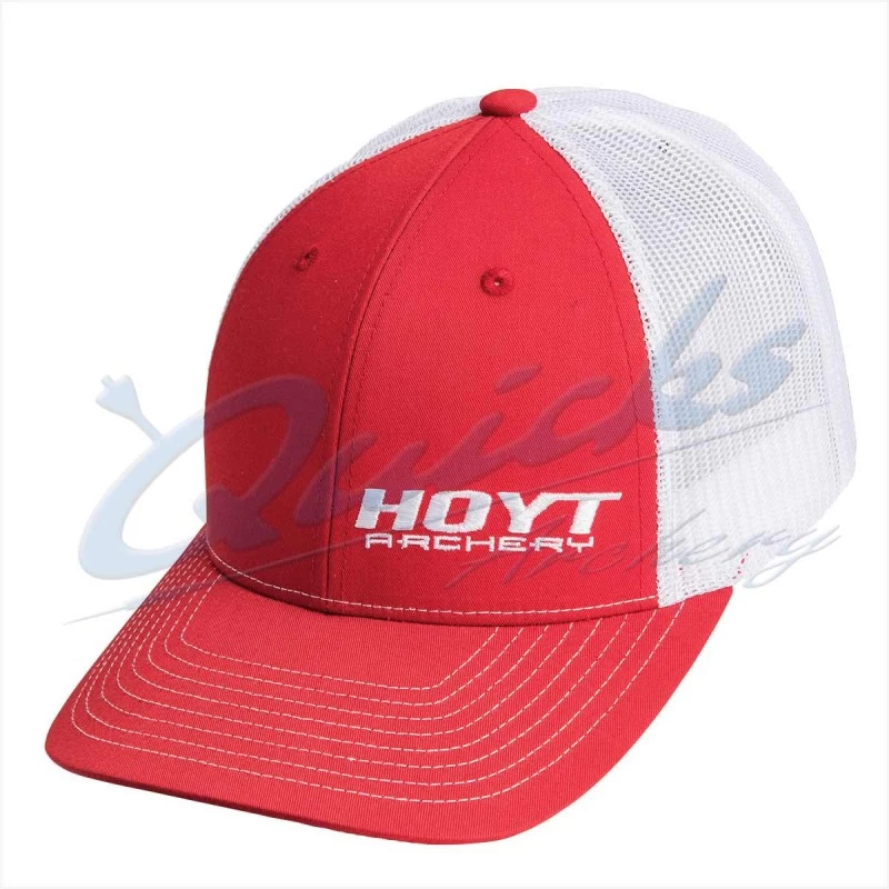 Hoyt Red/White Baseball Cap : HC87 1 Hoyt Red/White Baseball Cap : HC87