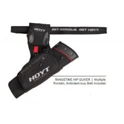 Hoyt Range Time Side Quiver Black RH/LH Includes Belt : HQ50