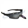 Rayzor Sports Sunglasses Ventz Model R1220BKPL13 Black Frames Smoke Grey Lens : RC22bk