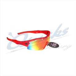 Rayzor Sports Sunglasses Ventz Model RI220RERE Red Frames Red Lens : RC22rere