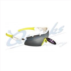 Rayzor Sports Sunglasses Ventz Model RI220WTSM White Frames Smoke Lens : RC22wtsm