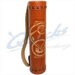 Longshot Traditional Large Leather Back Quiver : XQ12